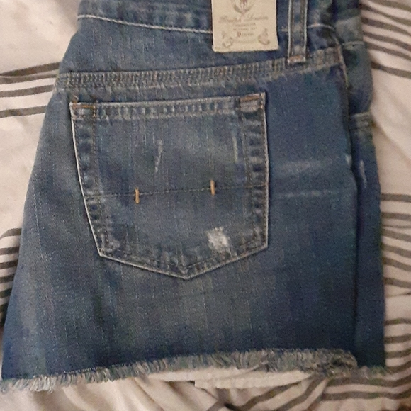 Ralph Lauren jean distressed shorts size 16 - Picture 3 of 3